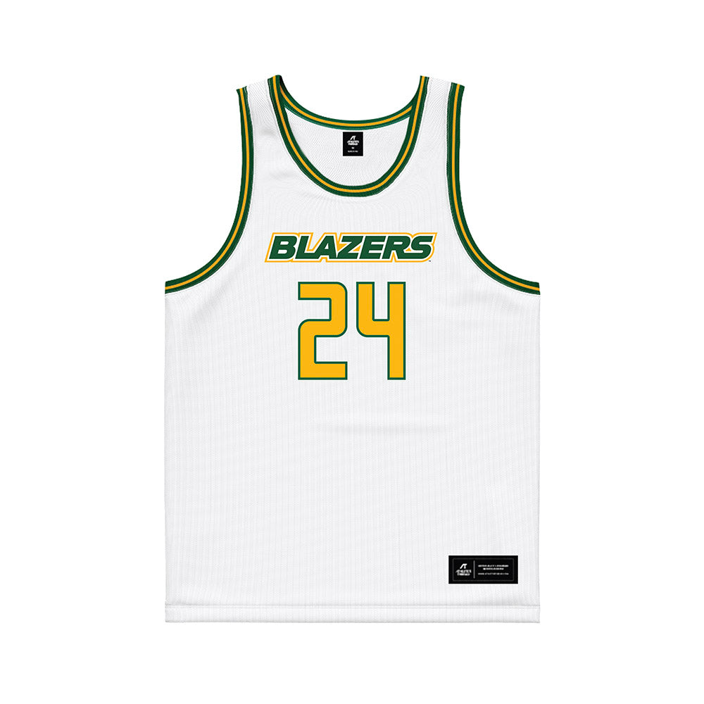 UAB - NCAA Women's Basketball : Jordan Rosier - White Basketball Jersey-0