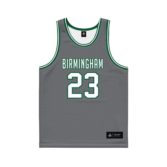 UAB - NCAA Men's Basketball : Daniel Rivera - Grey Basketball Jersey-0
