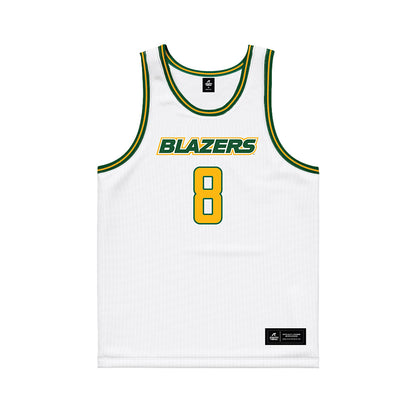 UAB - NCAA Men's Basketball : Quaran McPherson - White Basketball Jersey-0