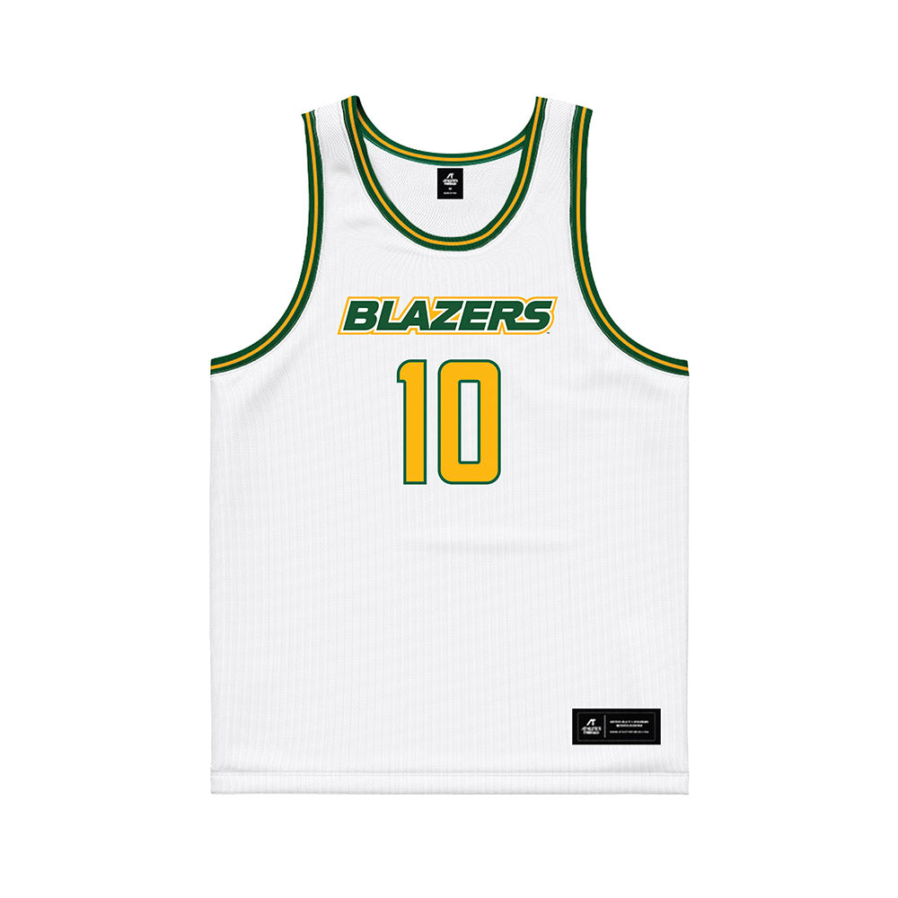 UAB - NCAA Women's Basketball : Riley Talbert - White Basketball Jersey-0