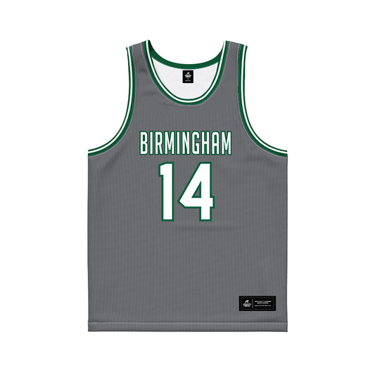 UAB - NCAA Women's Basketball : Monae Duffy - Grey Basketball Jersey-0
