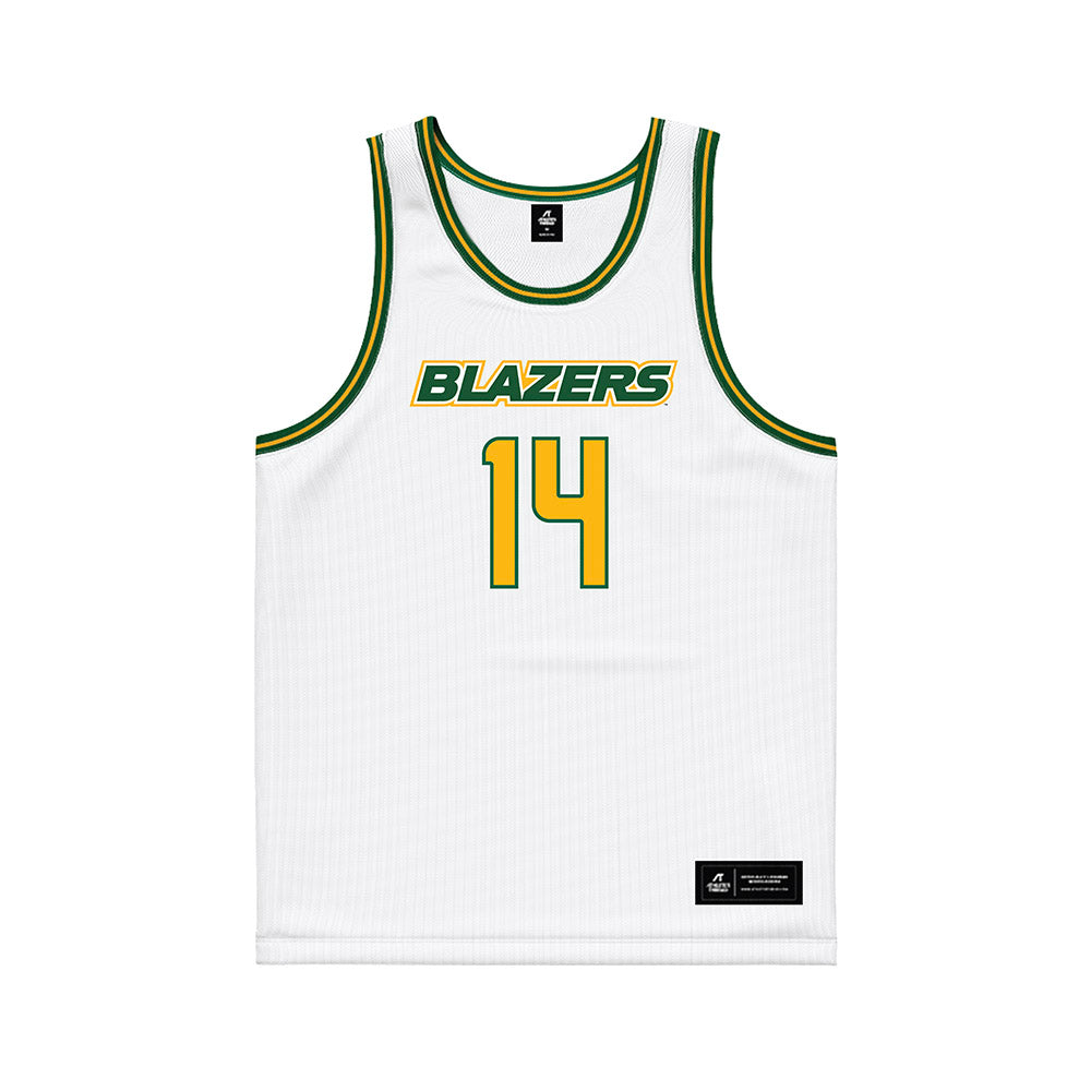 UAB - NCAA Women's Basketball : Monae Duffy - White Basketball Jersey-0