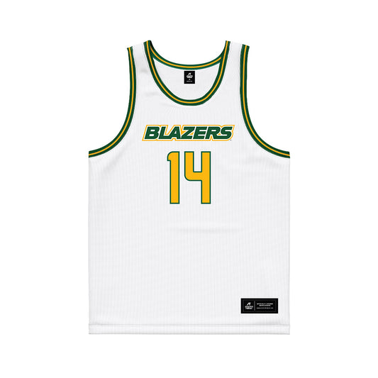 UAB - NCAA Women's Basketball : Monae Duffy - White Basketball Jersey-0