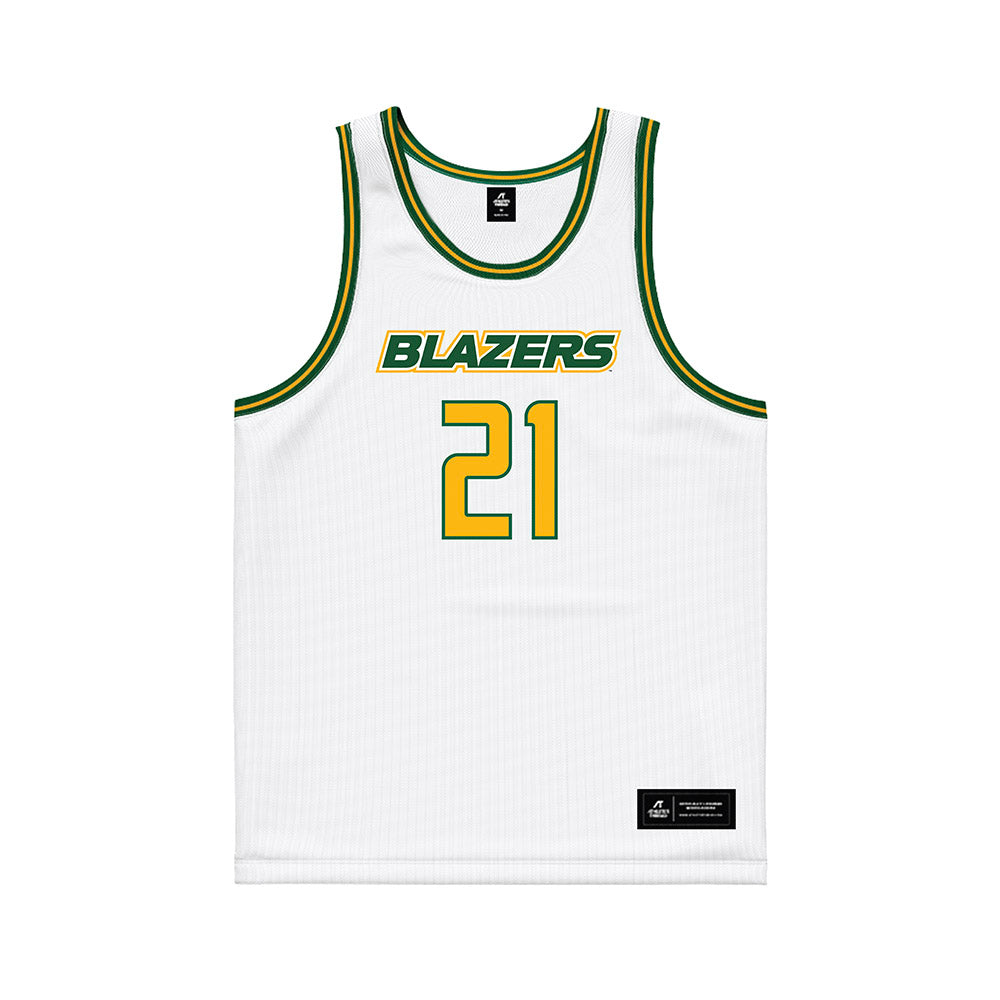UAB - NCAA Women's Basketball : Lika Kvirkvelis - White Basketball Jersey-0
