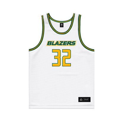 UAB - NCAA Women's Basketball : Ashley Garner - White Basketball Jersey-0
