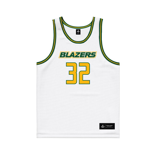 UAB - NCAA Women's Basketball : Ashley Garner - White Basketball Jersey-0