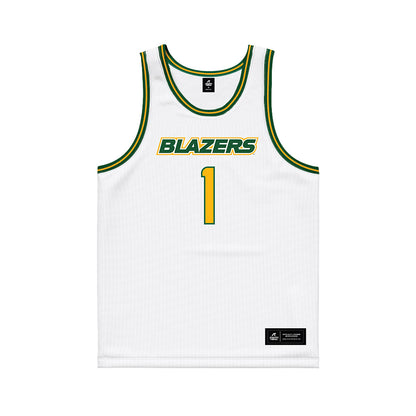 UAB - NCAA Women's Basketball : Eleecia Carter - White Basketball Jersey-0