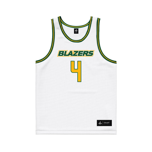 UAB - NCAA Women's Basketball : Hailey Jackson - White Basketball Jersey-0