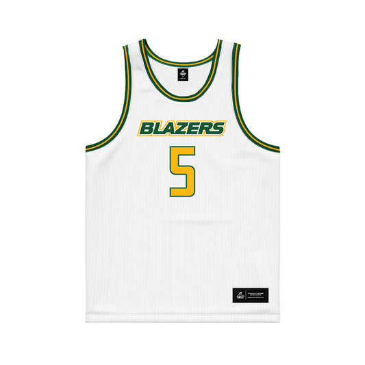 UAB - NCAA Women's Basketball : Bella Harmon - White Basketball Jersey-0