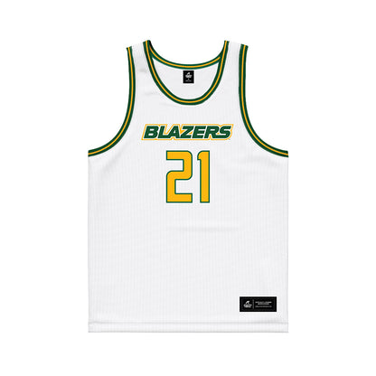 UAB - NCAA Women's Basketball : Lika Kvirkvelis - White Basketball Jersey-0