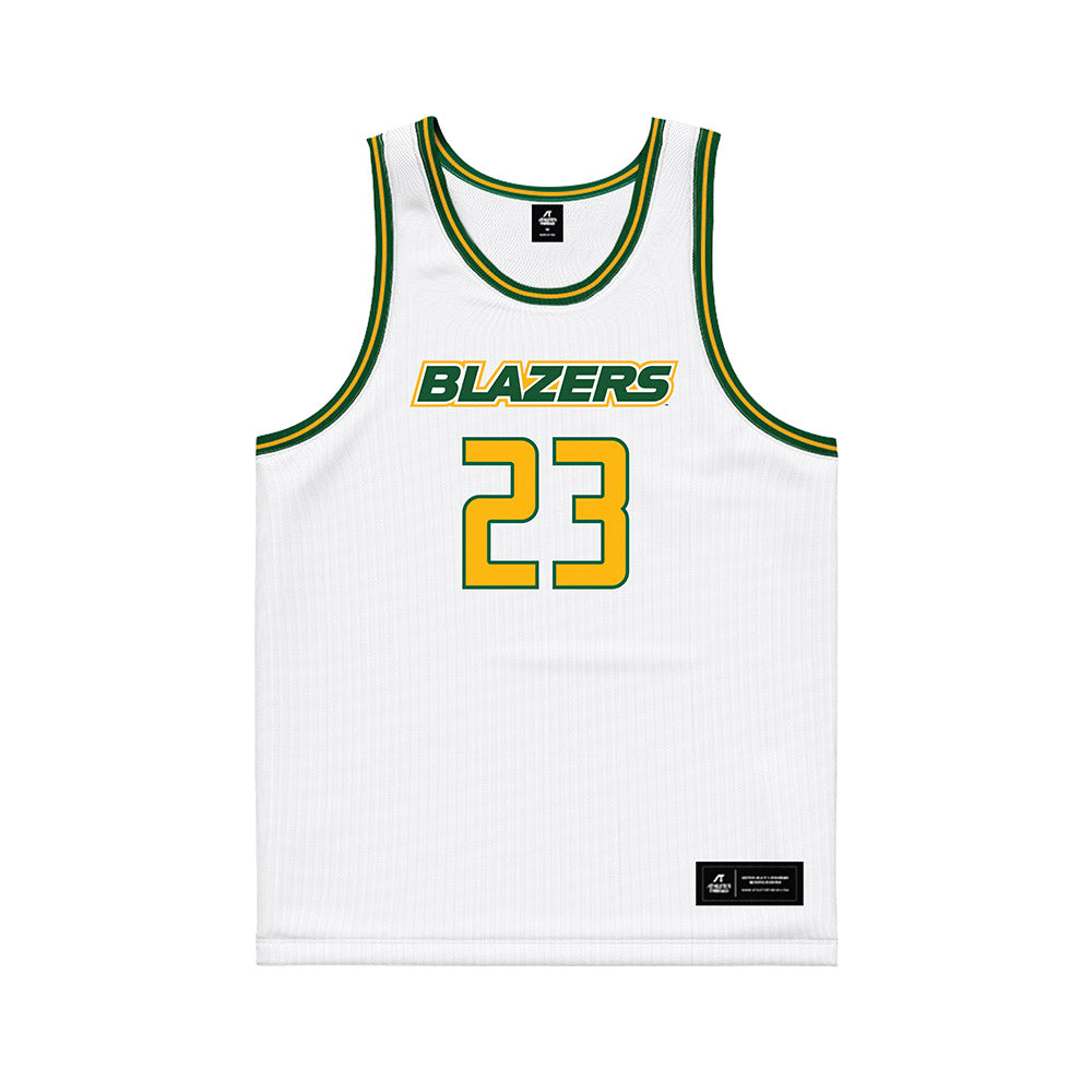 UAB - NCAA Women's Basketball : Cali Smallwood - White Basketball Jersey-0