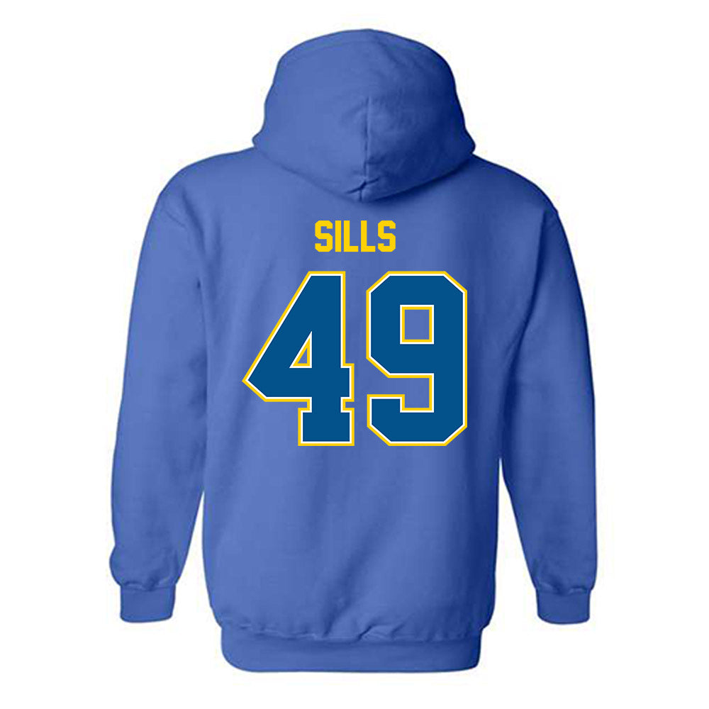 Delaware - NCAA Football : Maddox Sills - Classic Fashion Shersey Hooded Sweatshirt-1
