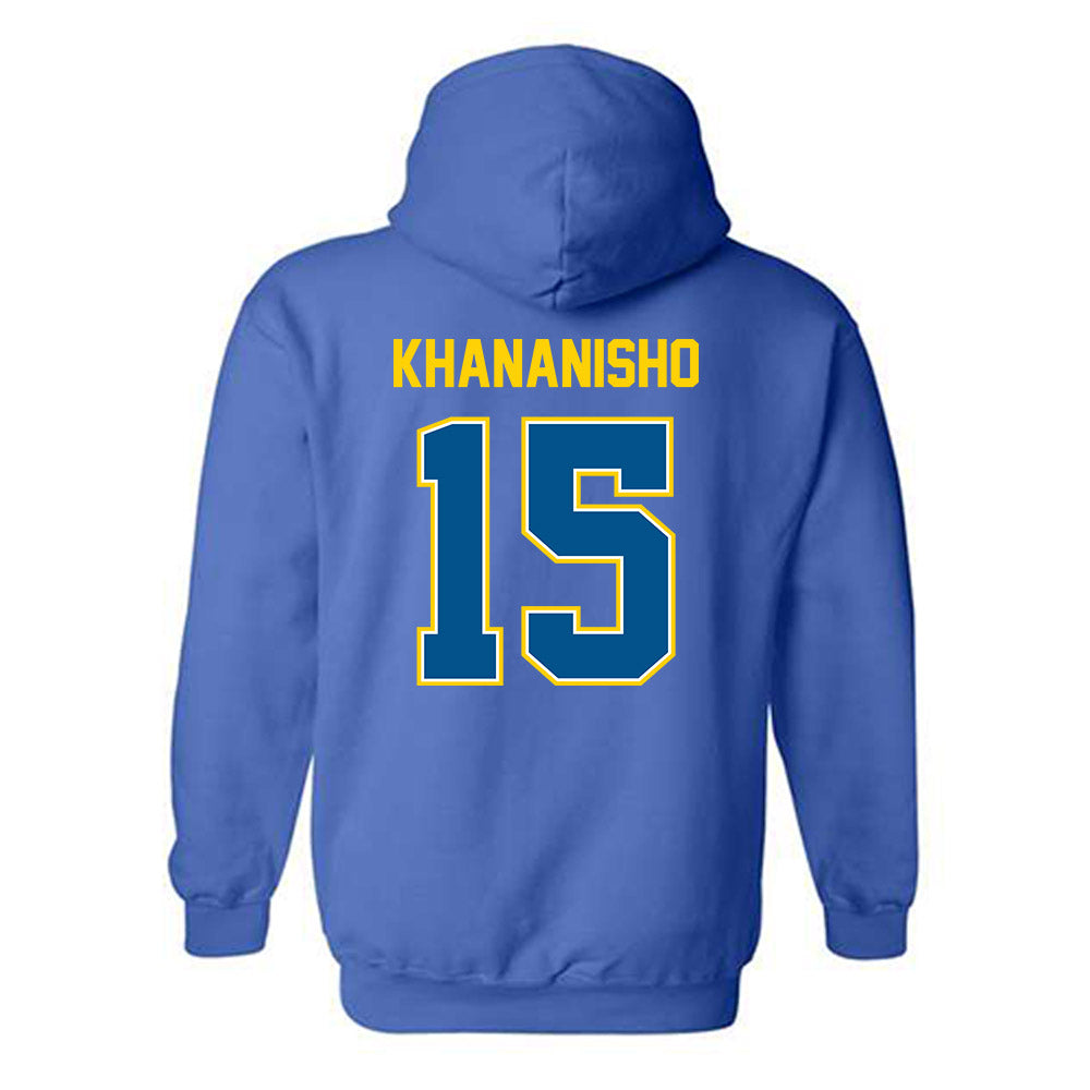 Delaware - NCAA Women's Soccer : Rianna Khananisho - Classic Fashion Shersey Hooded Sweatshirt-2