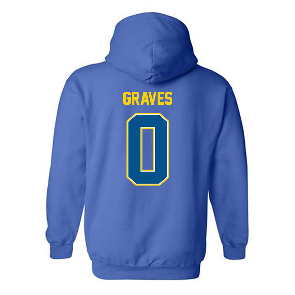 Delaware - NCAA Football : Bryson Graves - Classic Fashion Shersey Hooded Sweatshirt-1