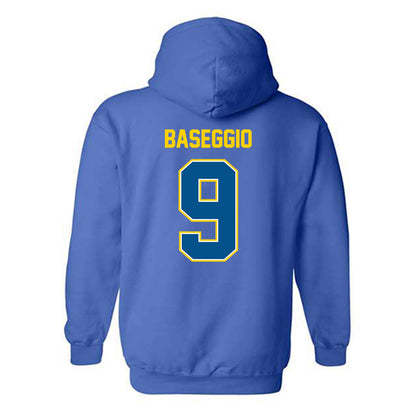 Delaware - NCAA Women's Lacrosse : Kat Baseggio - Classic Fashion Shersey Hooded Sweatshirt-1