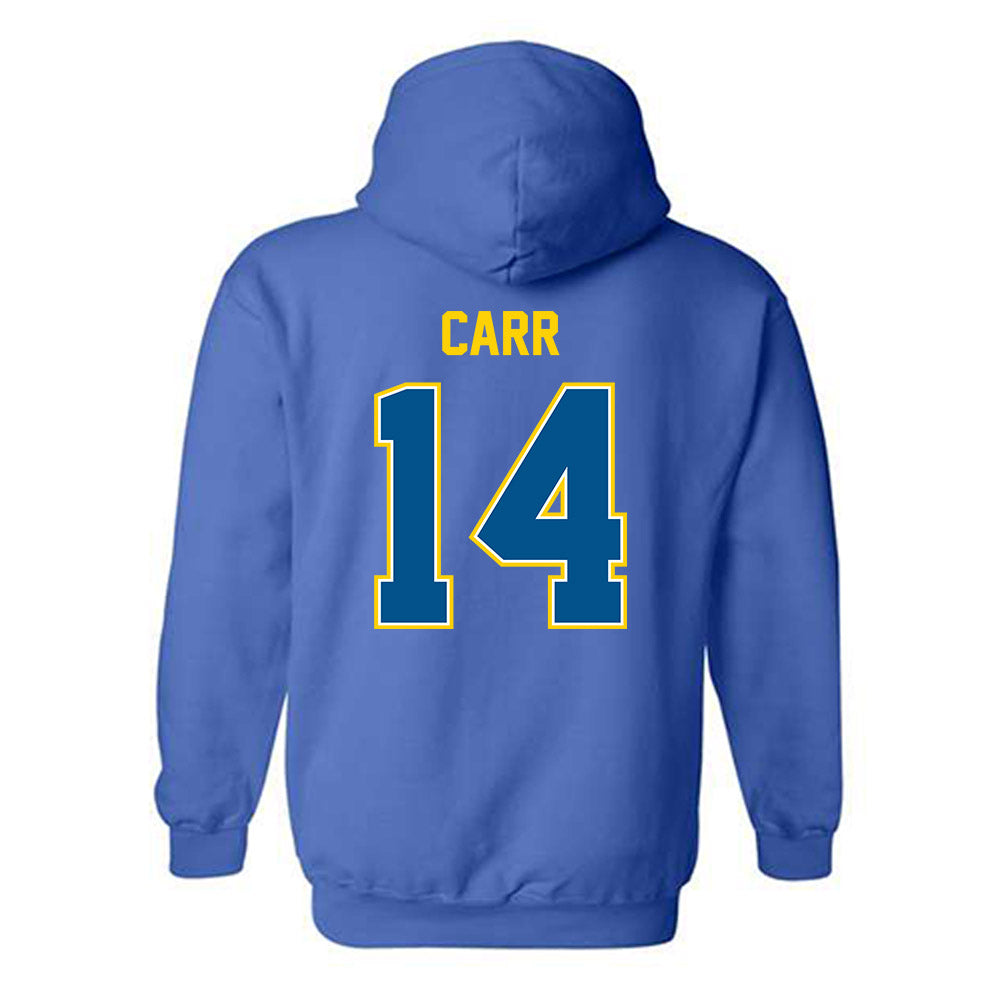 Delaware - NCAA Baseball : Harry Carr - Classic Fashion Shersey Hooded Sweatshirt-1