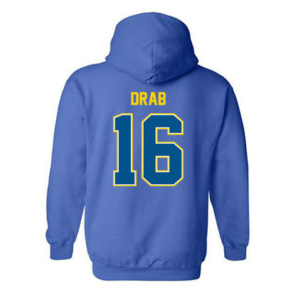 Delaware - NCAA Women's Lacrosse : Callie Drab - Classic Fashion Shersey Hooded Sweatshirt-1