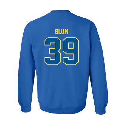 Delaware - NCAA Baseball : Brady Blum - Classic Fashion Shersey Crewneck Sweatshirt-1
