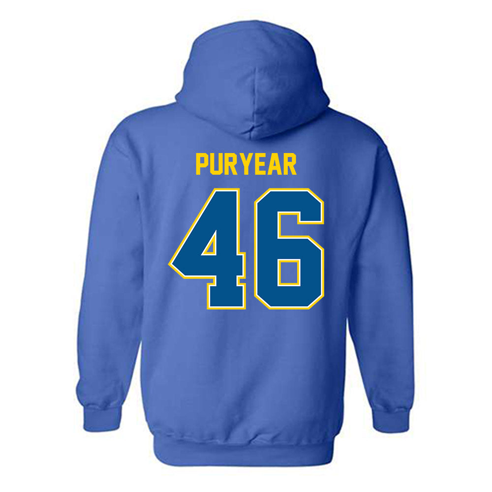 Delaware - NCAA Football : Julius Puryear - Classic Fashion Shersey Hooded Sweatshirt-1