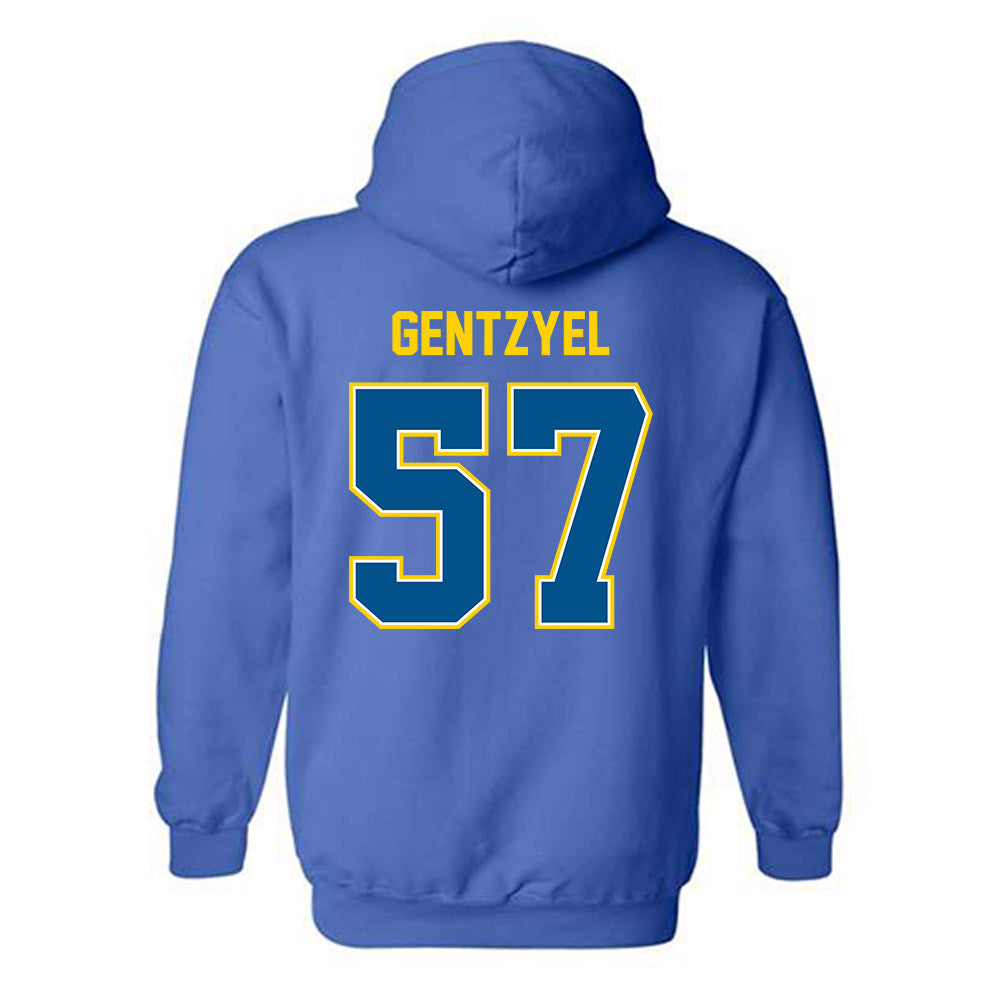 Delaware - NCAA Football : Gehret Gentzyel - Classic Fashion Shersey Hooded Sweatshirt-1