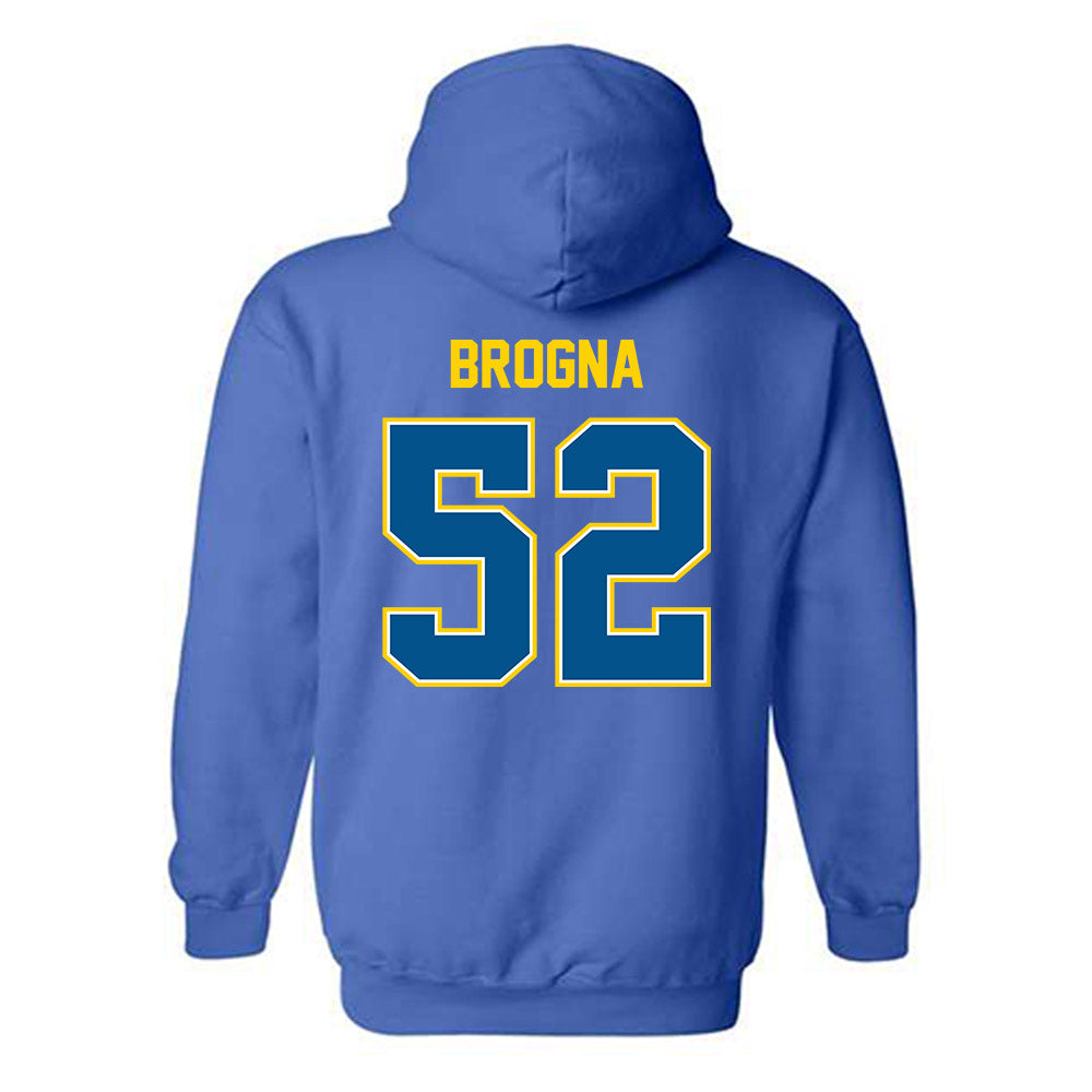 Delaware - NCAA Football : Dom Brogna - Classic Fashion Shersey Hooded Sweatshirt