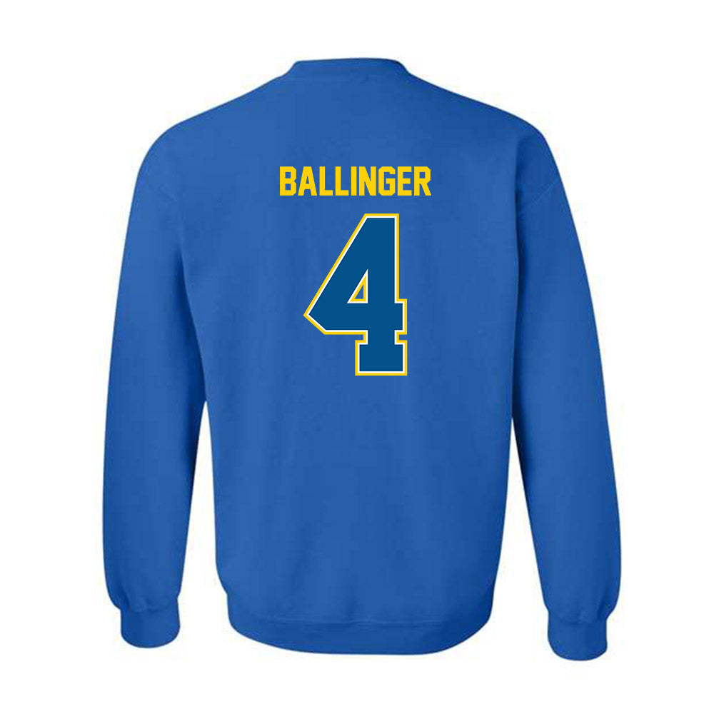 Delaware - NCAA Women's Soccer : Claire Ballinger - Classic Fashion Shersey Crewneck Sweatshirt-3