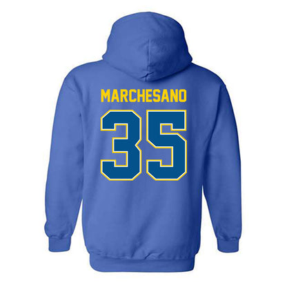 Delaware - NCAA Baseball : Jake Marchesano - Classic Fashion Shersey Hooded Sweatshirt-1