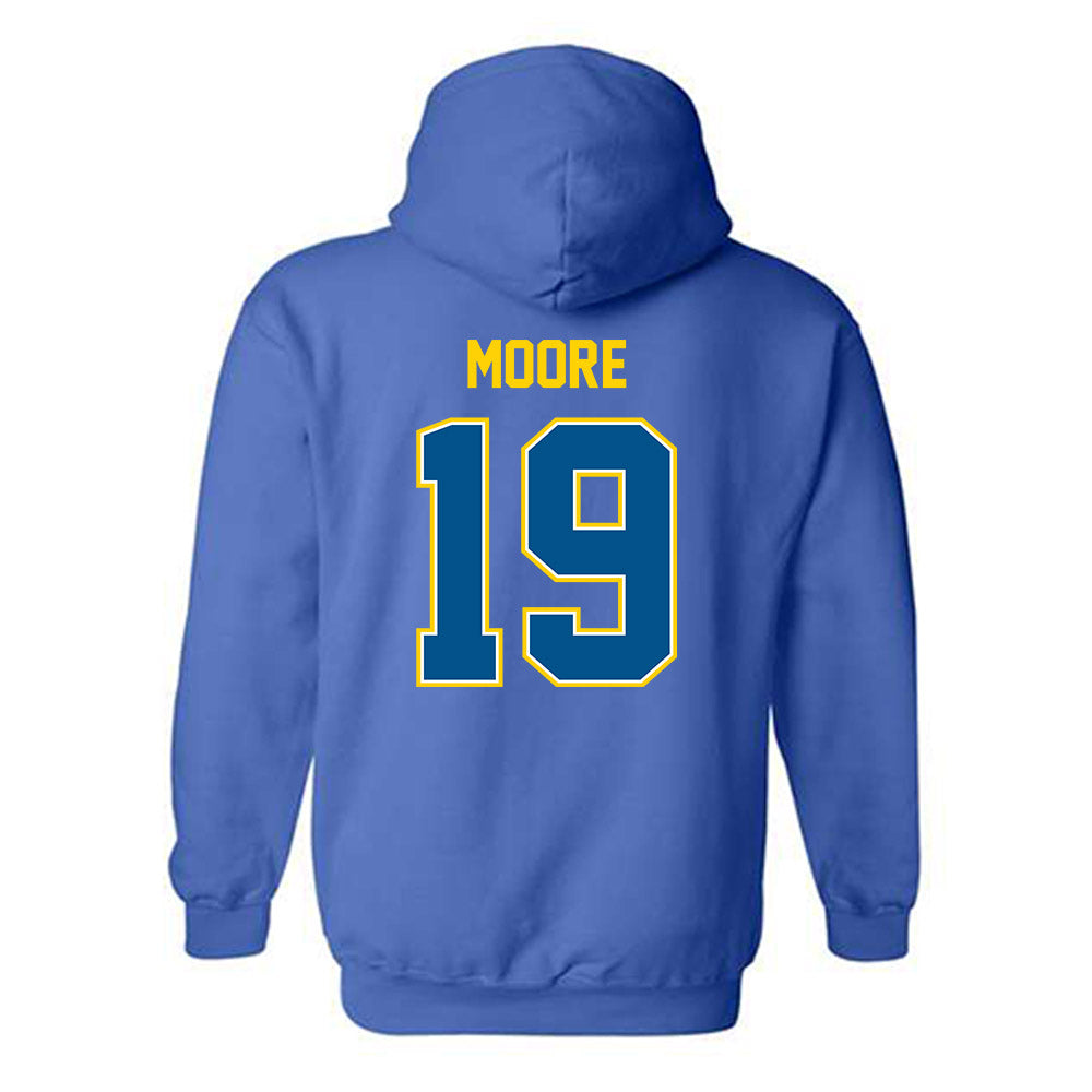 Delaware - NCAA Football : Kevin Moore - Classic Fashion Shersey Hooded Sweatshirt-1