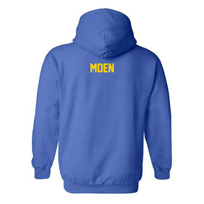 Delaware - NCAA Men's Swimming & Diving : Max Moen - Classic Fashion Shersey Hooded Sweatshirt-1