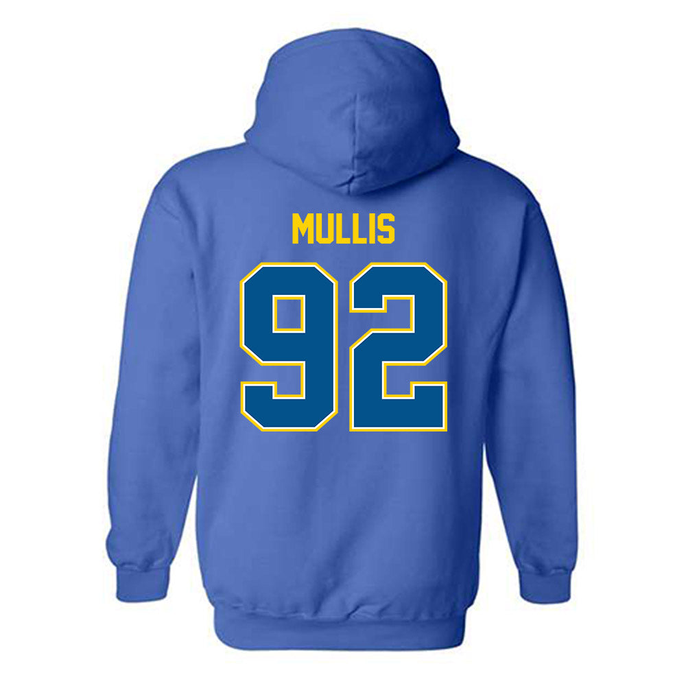 Delaware - NCAA Football : Kason Mullis - Classic Fashion Shersey Hooded Sweatshirt-1