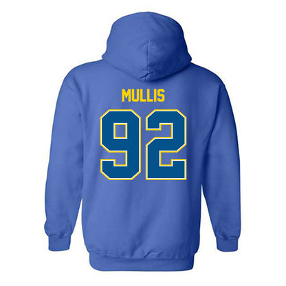 Delaware - NCAA Football : Kason Mullis - Classic Fashion Shersey Hooded Sweatshirt-1