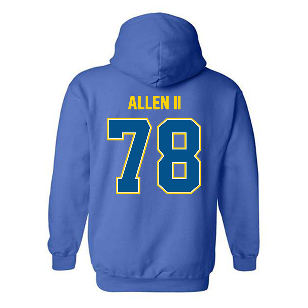 Delaware - NCAA Football : Bentley Allen II - Classic Fashion Shersey Hooded Sweatshirt-1