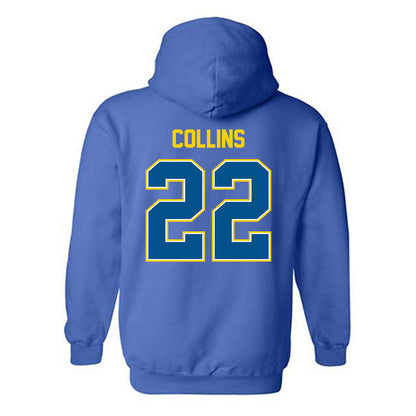 Delaware - NCAA Women's Soccer : Cali Collins - Classic Fashion Shersey Hooded Sweatshirt-3