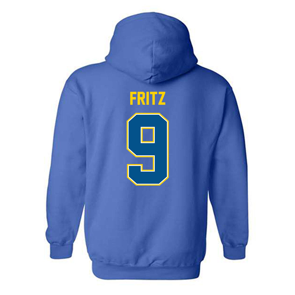 Delaware - NCAA Women's Soccer : Sarah Fritz - Classic Fashion Shersey Hooded Sweatshirt-1