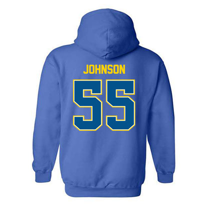 Delaware - NCAA Women's Basketball : Gianna Johnson - Classic Fashion Shersey Hooded Sweatshirt