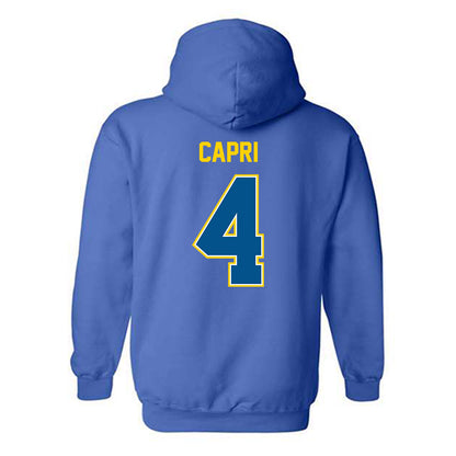 Delaware - NCAA Men's Lacrosse : Cory Capri - Classic Fashion Shersey Hooded Sweatshirt-1