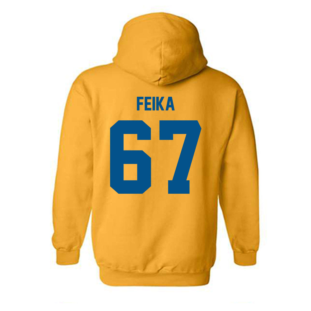 Delaware - NCAA Football : Mustafa Feika - Classic Fashion Shersey Hooded Sweatshirt-1