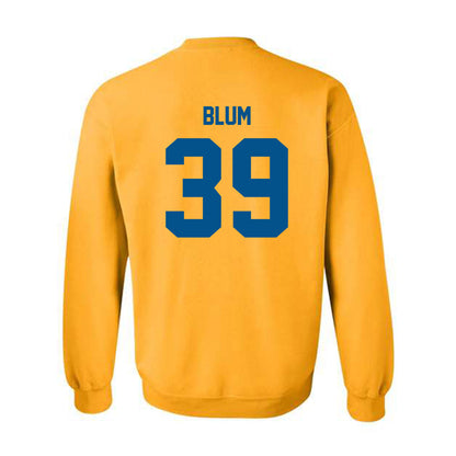 Delaware - NCAA Baseball : Brady Blum - Classic Fashion Shersey Crewneck Sweatshirt-1