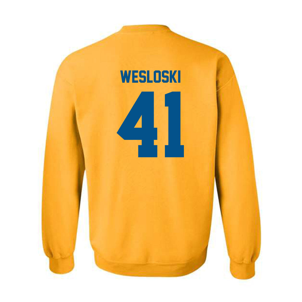 Delaware - NCAA Men's Lacrosse : Brady Wesloski - Classic Fashion Shersey Crewneck Sweatshirt-1