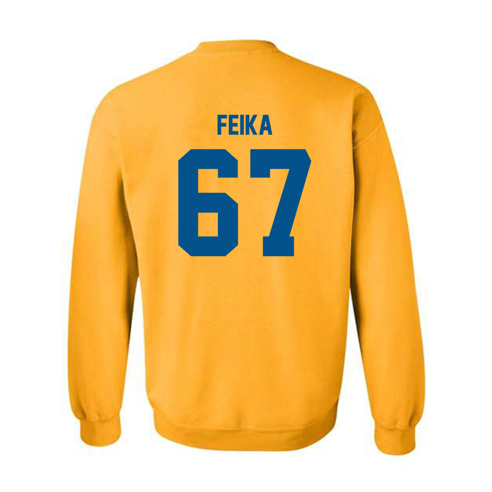Delaware - NCAA Football : Mustafa Feika - Classic Fashion Shersey Crewneck Sweatshirt-1
