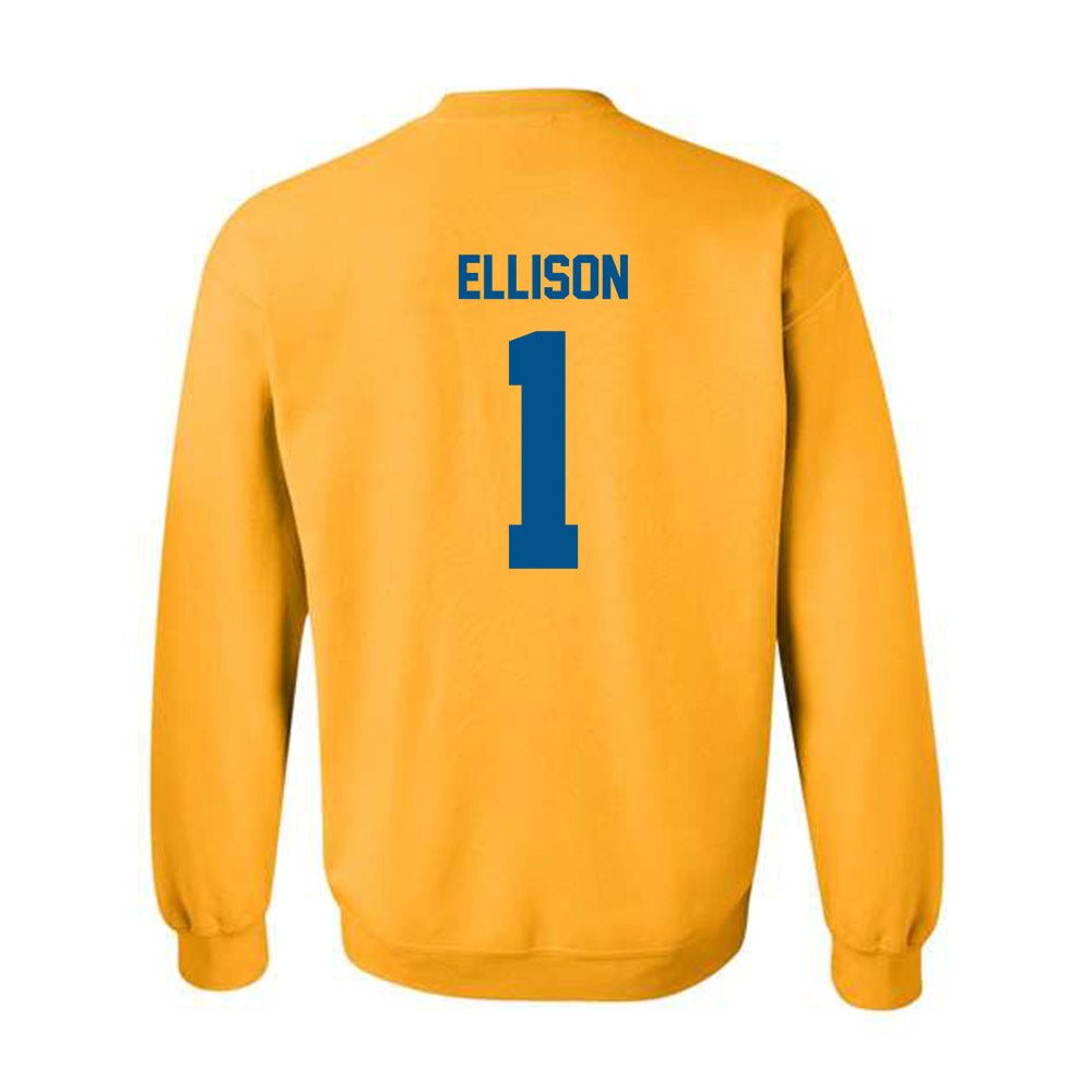 Delaware - NCAA Men's Basketball : Mason Ellison - Classic Fashion Shersey Crewneck Sweatshirt-1