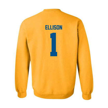 Delaware - NCAA Men's Basketball : Mason Ellison - Classic Fashion Shersey Crewneck Sweatshirt-1