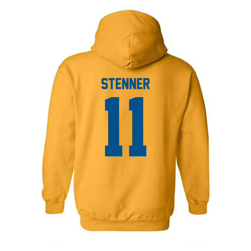 Delaware - NCAA Men's Soccer : Marius Stenner - Classic Fashion Shersey Hooded Sweatshirt-1