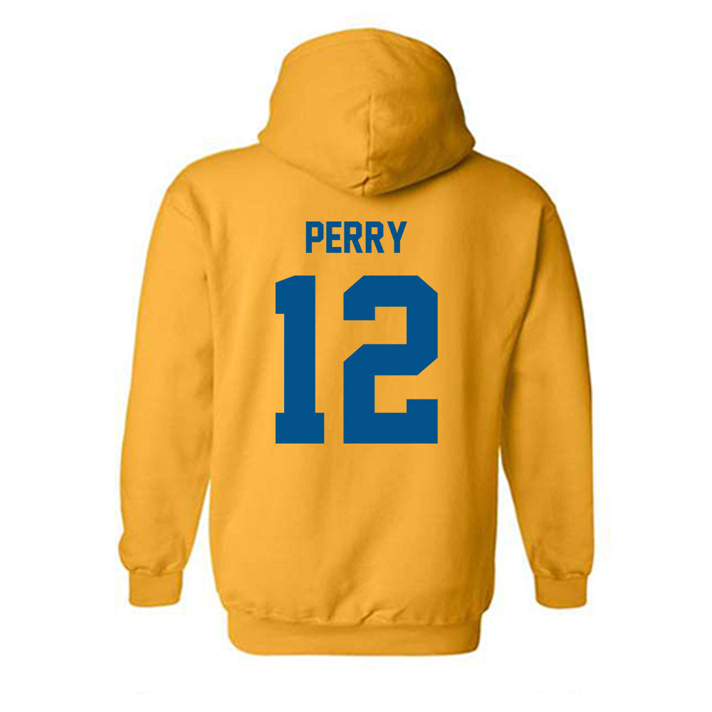 Delaware - NCAA Women's Basketball : Jiya Perry - Classic Fashion Shersey Hooded Sweatshirt