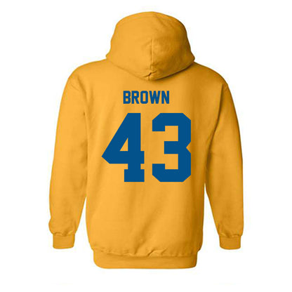 Delaware - NCAA Football : Luke Brown - Classic Fashion Shersey Hooded Sweatshirt