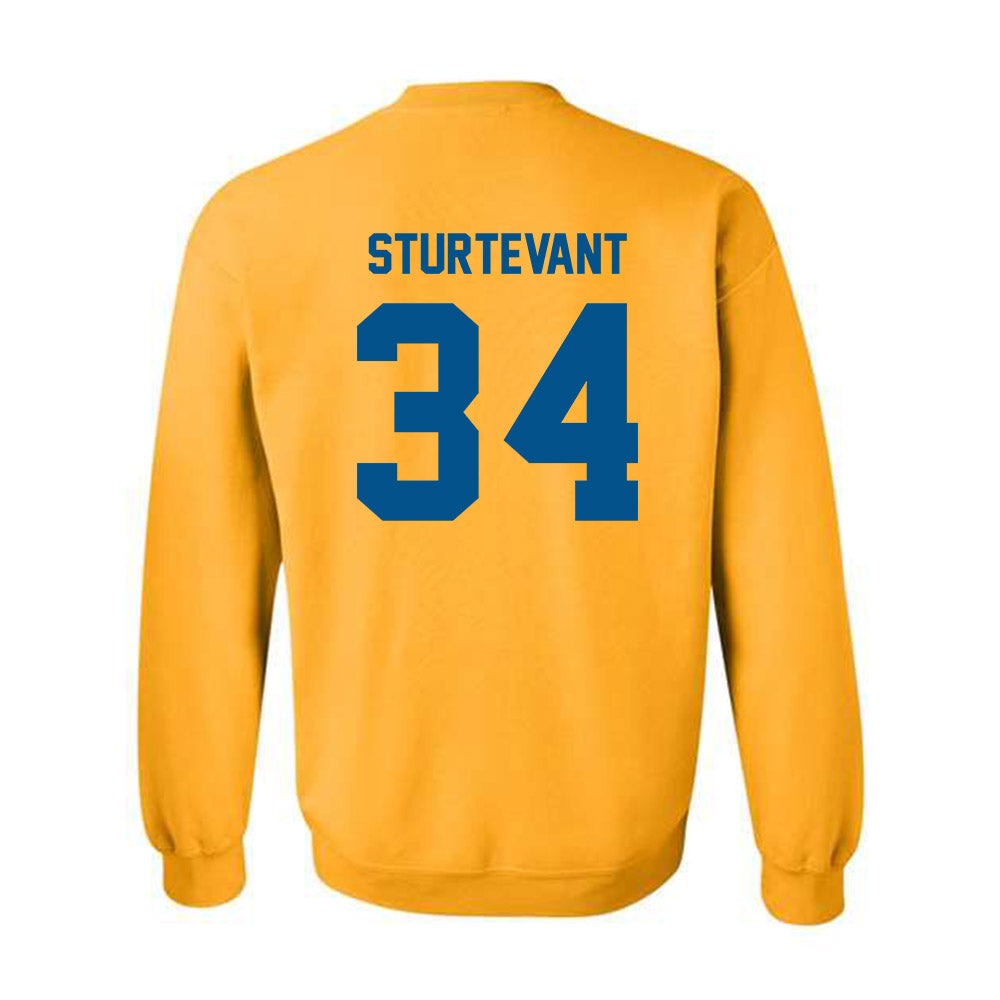 Delaware - NCAA Women's Lacrosse : Riley Sturtevant - Classic Fashion Shersey Crewneck Sweatshirt-1