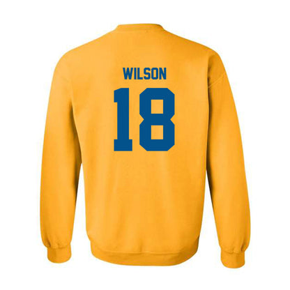 Delaware - NCAA Football : Sean Wilson - Classic Fashion Shersey Crewneck Sweatshirt-1