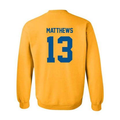 Delaware - NCAA Football : Noah Matthews - Classic Fashion Shersey Crewneck Sweatshirt-1