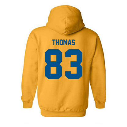 Delaware - NCAA Football : Calvin Thomas - Classic Fashion Shersey Hooded Sweatshirt-1