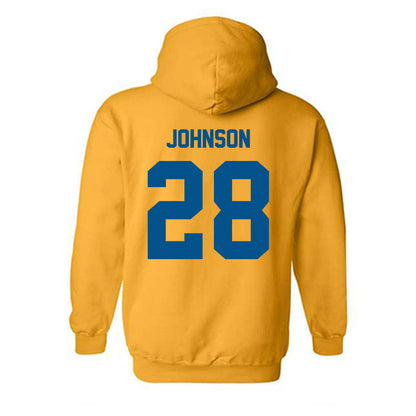 Delaware - NCAA Men's Soccer : Mikey Johnson - Classic Fashion Shersey Hooded Sweatshirt-1